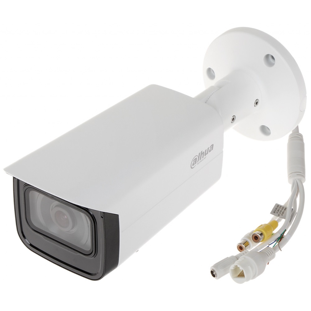 DAHUA IPC-HFW2431T-AS-0360B-S2 4Mpix, 3,6mm Sabit Lens, H265+, 80Mt Gece Görüşü, Starlight, IP67, PoE Bullet IP Kamera