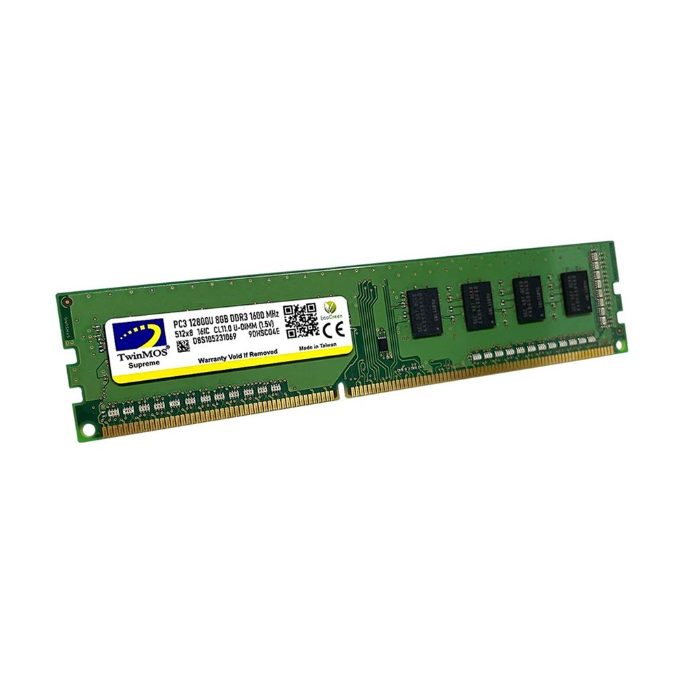 TwinMOS MDD38GB1600D, 8GB, DDR3, 1600MHz, 1.5V Desktop Ram