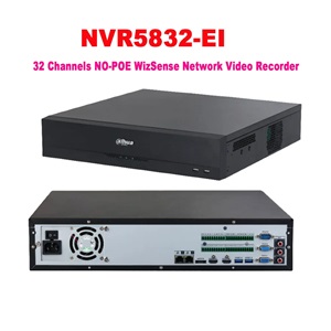 DAHUA NVR5832-EI, 32Kanal, 32Mpix, H265+, 8 HDD Desteği, 1080P Kayıt, 384Mbps Bant Genişliği, 2 Port GigaBit Lan, RAID 0/15/6/10, NVR