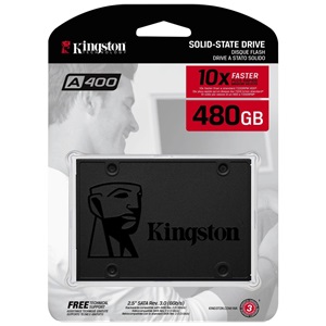 KINGSTON SA400S37/480G, A400, 480Gb, 500/450, 2,5" SATA, SSD