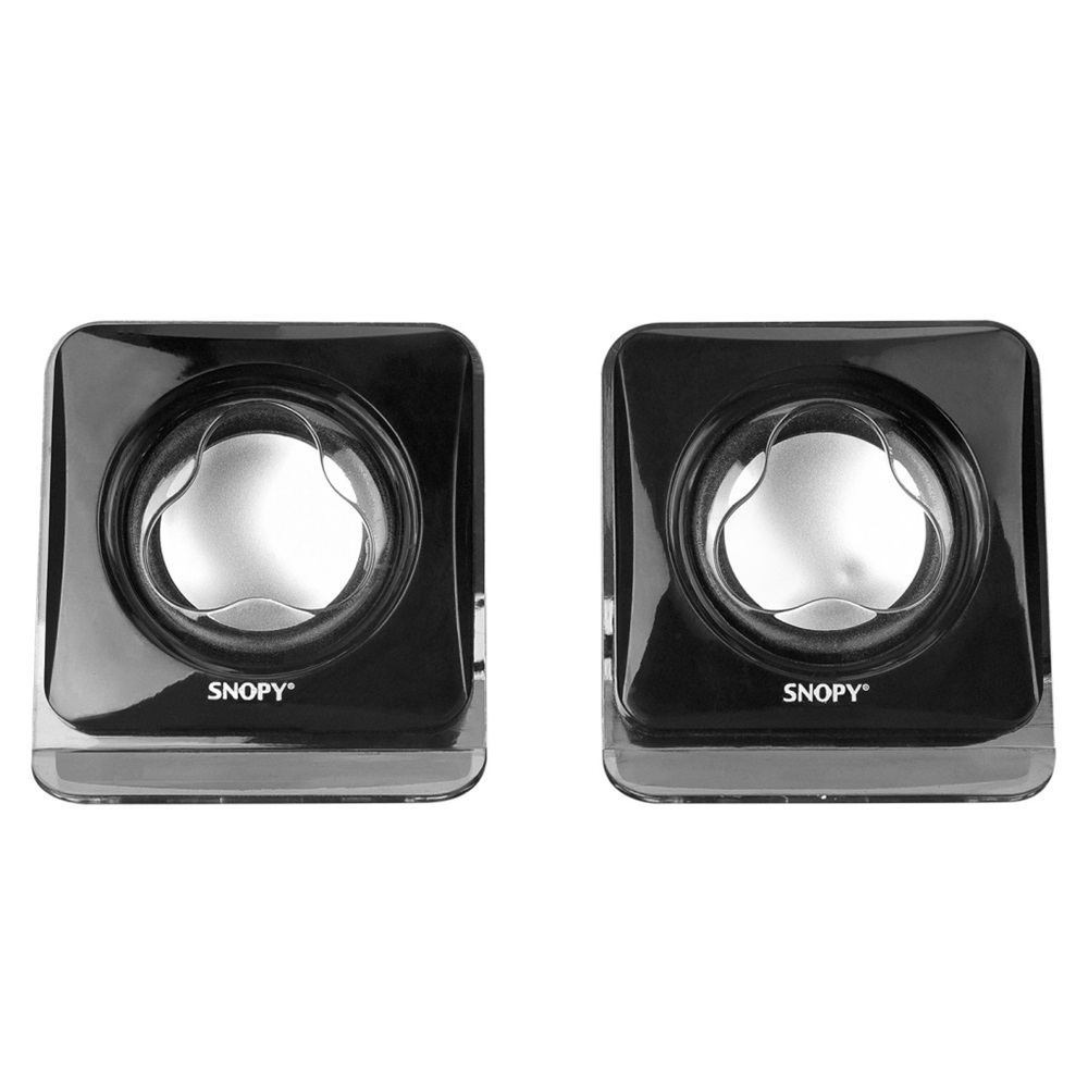 SNOPY SN-121, 6W, 1+1, Masaüstü, USB, Speaker, (Siyah)