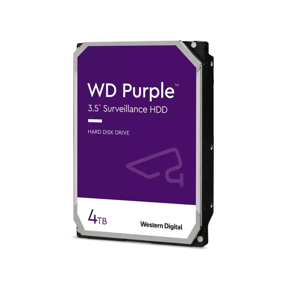 WD PURPLE, WD43PURZ, 3.5", 4TB, 256Mb, 5400 Rpm, 7/24 Güvenlik, HDD