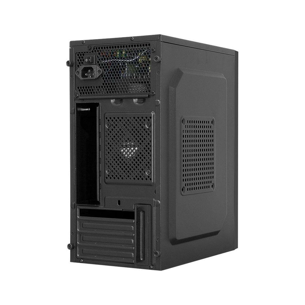 FRISBY FC-2710B, 1x80mm Fan, Siyah, 300W, USB 2.0, mATX, Mini Tower Kurumsal KASA