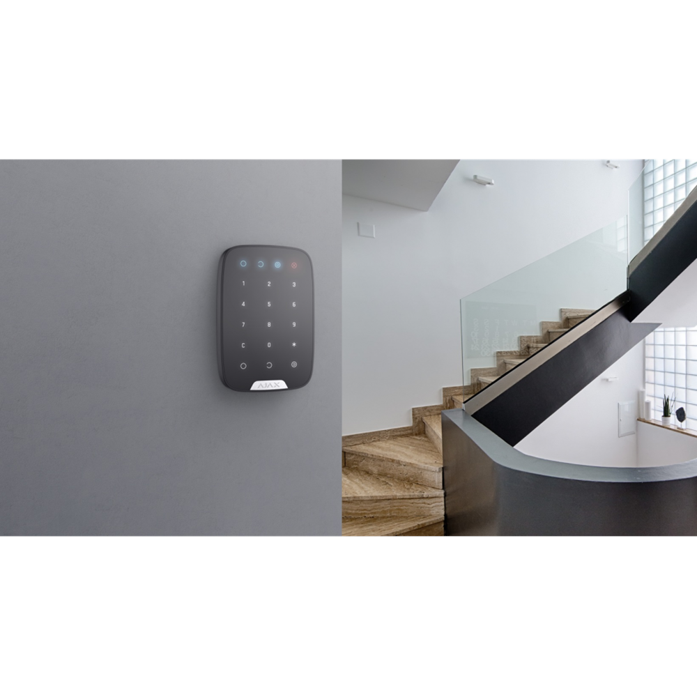 AJAX Keypad, Kablosuz, Tuş Takımı, SİYAH