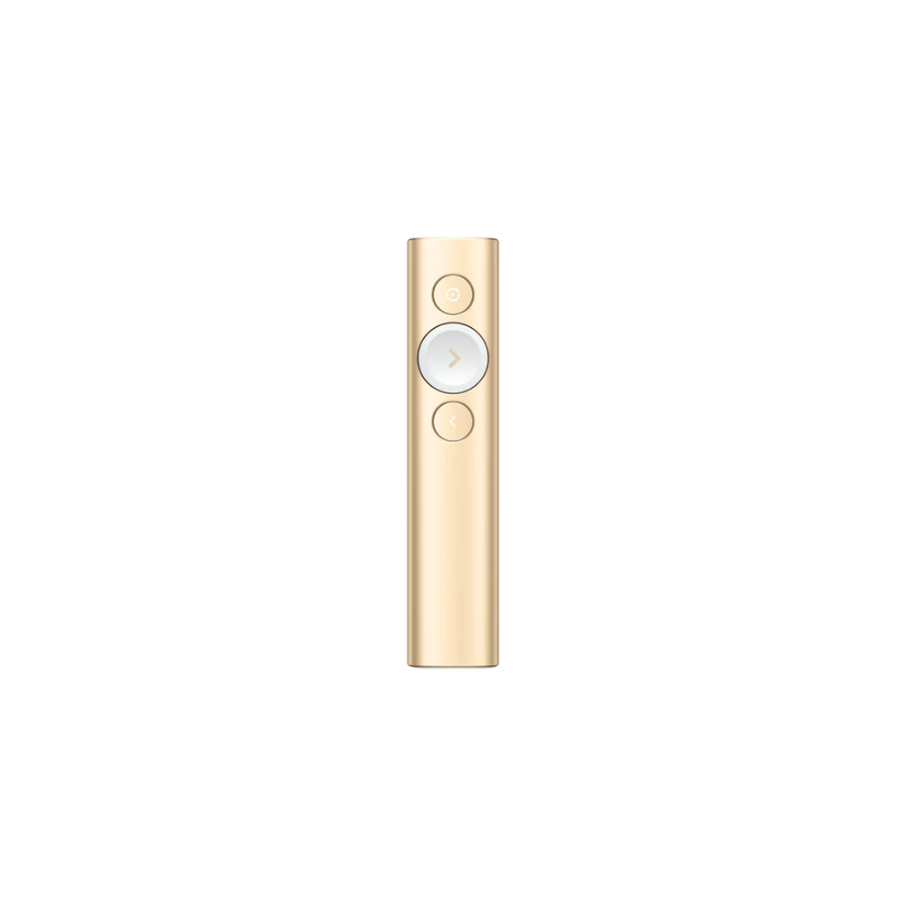 LOGITECH 910-004862, Spotlight Wireless Presenter, Sunum Cihazı (Gold)