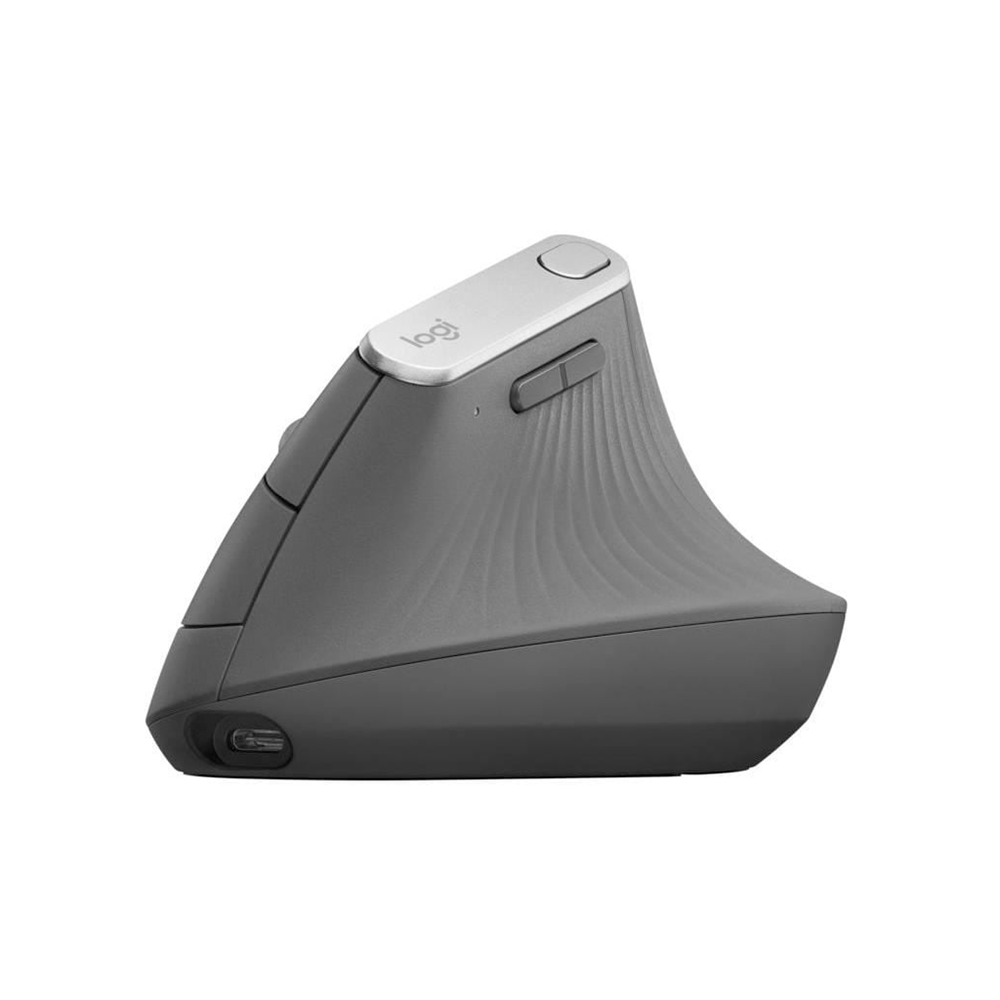 LOGITECH 910-005448, MX VERTICAL, Siyah, Bluetooth, 4000dpi, Lazer, 4 Tuşlu, USB-C den şarj edilebilir, Dikey Ergonomik Mouse