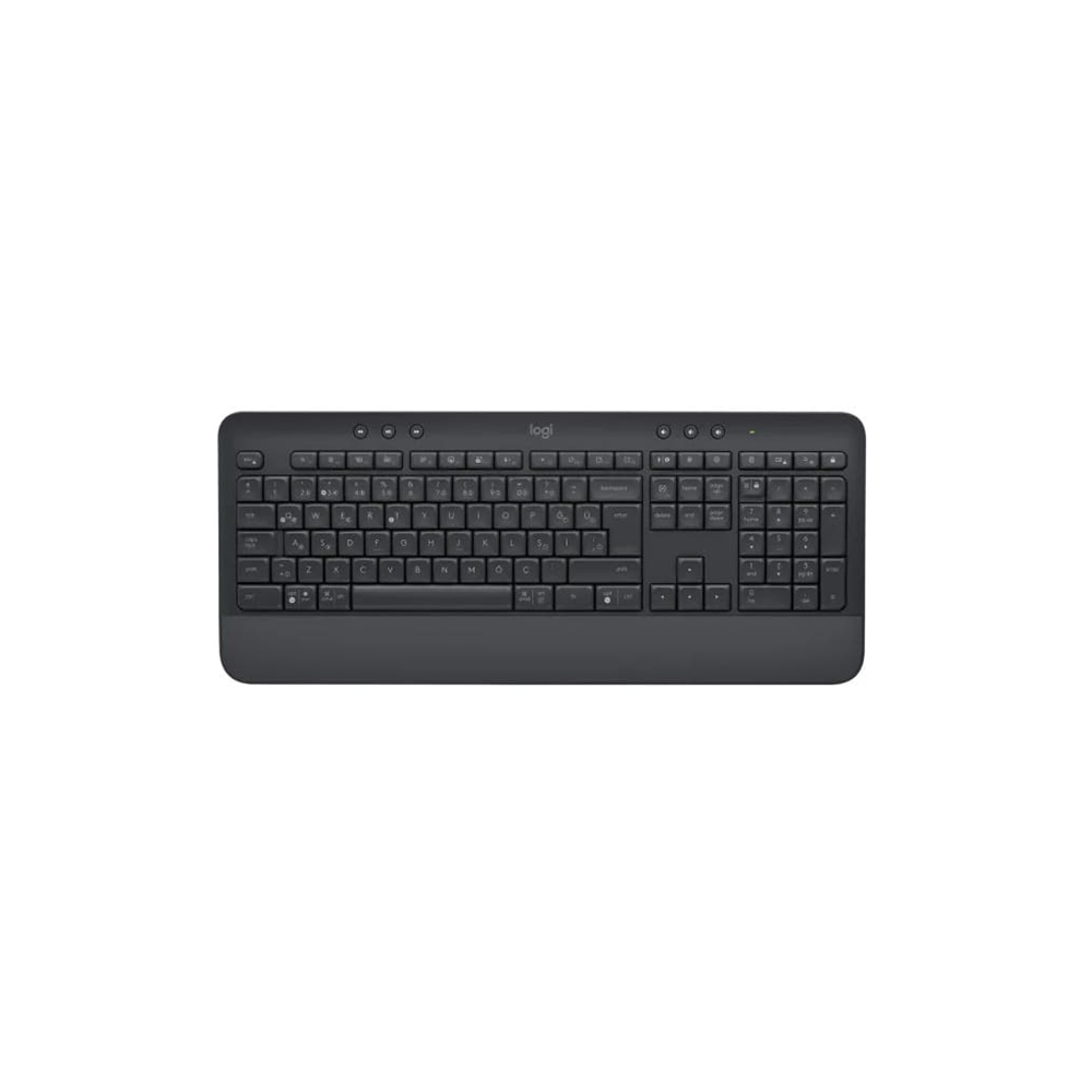 LOGITECH SIGNATURE K650, 920-010919, Siyah, Bluetooth, Türkçe Q, Multimedya, Sıvı Temasına Dayanıklı, Klavye