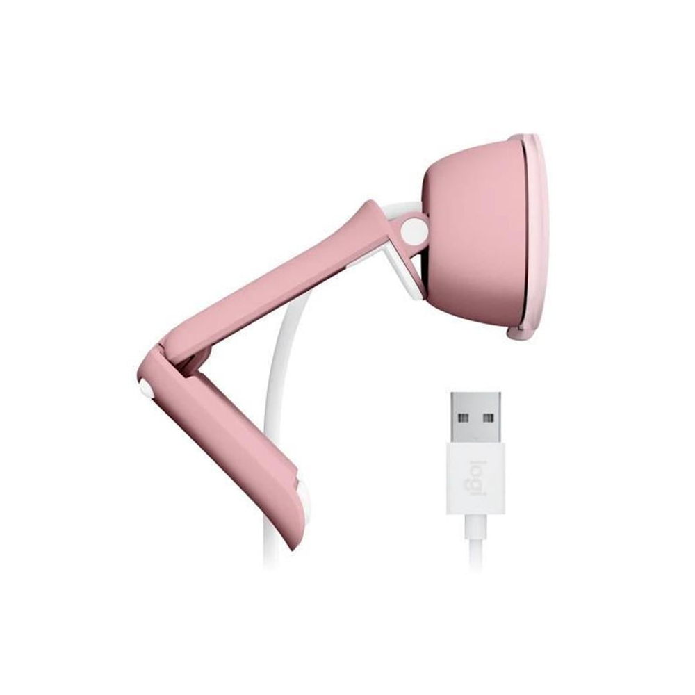 LOGITECH 960-001623, BRIO 100 WCM V-U0072, Full HD, Dahili Mikrofonlu, Rose Webcam