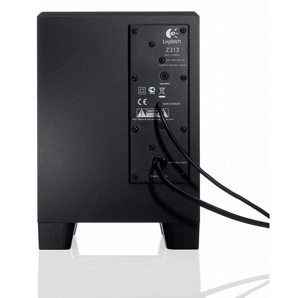 LOGITECH 980-000413, Z313, 25W, 2+1, Subwooferlı, Ses Sistemi (Siyah)