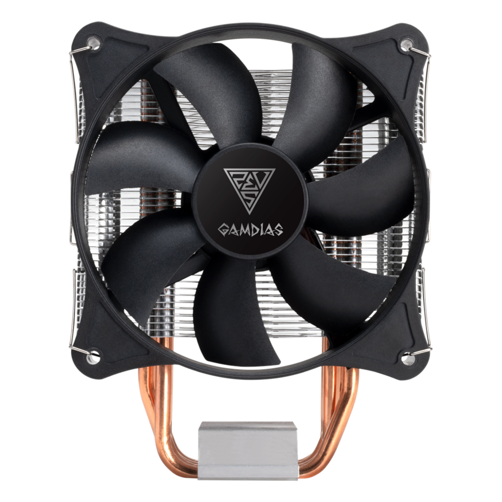 GAMDIAS BOREAS E1-410 MONO, 120mm, CPU Kule Tipi Hava Soğutma, Doğrudan Temas Teknolojisine Sahip 4 adet Gelişmiş Bakır Isı Borusu (AMD AM4 ve INTEL Tüm işlemciler ile uyumlu)