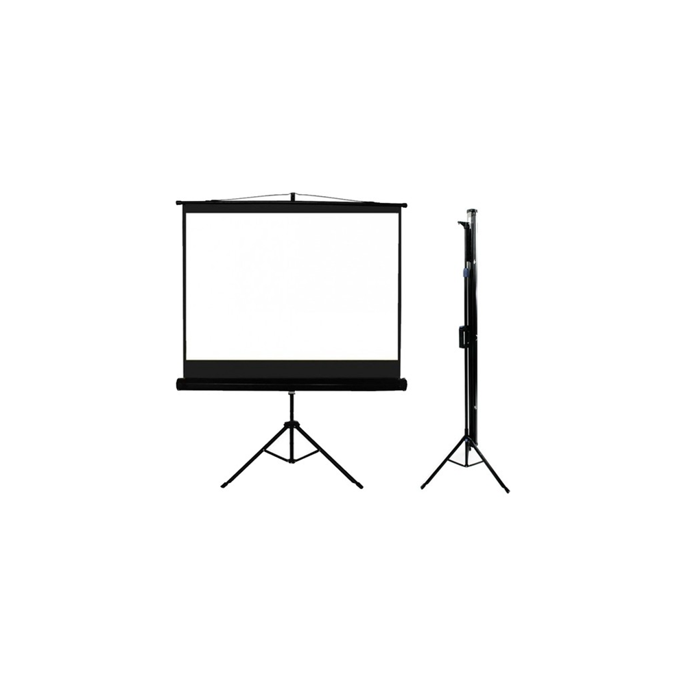 Codegen TX-24 TRIPOD PROJEKSİYON PERDESİ 240X200 (Arkası Siyah Fonlu - Taşınabilir Ayaklı Model)