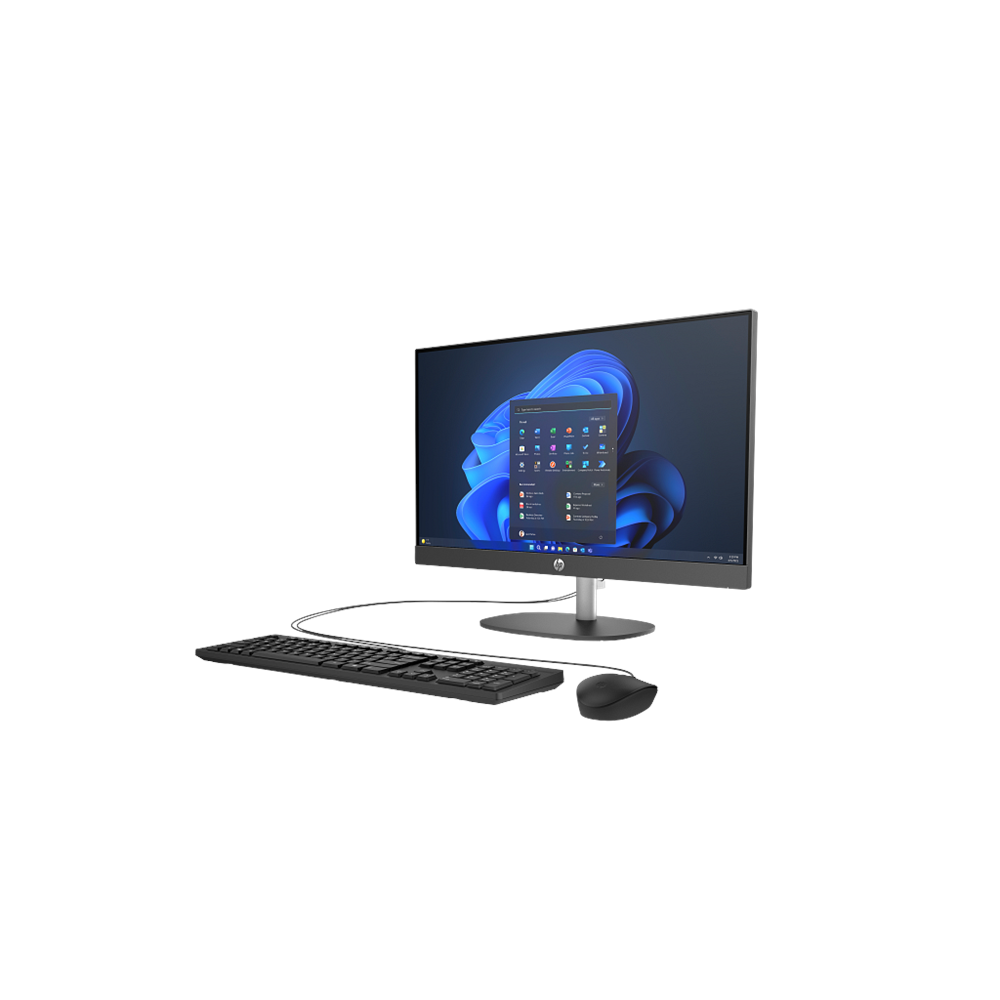 HP D1BC2ET, ProOne 240 G10,Ultra 7 155U, 23,8" FHD Ekran, 16Gb DDR5 Ram, 512Gb SSD, Paylaşımlı Ekran Kartı, Free Dos All In One PC, Siyah