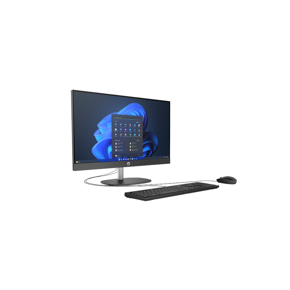 HP D1BC2ET, ProOne 240 G10,Ultra 7 155U, 23,8" FHD Ekran, 16Gb DDR5 Ram, 512Gb SSD, Paylaşımlı Ekran Kartı, Free Dos All In One PC, Siyah