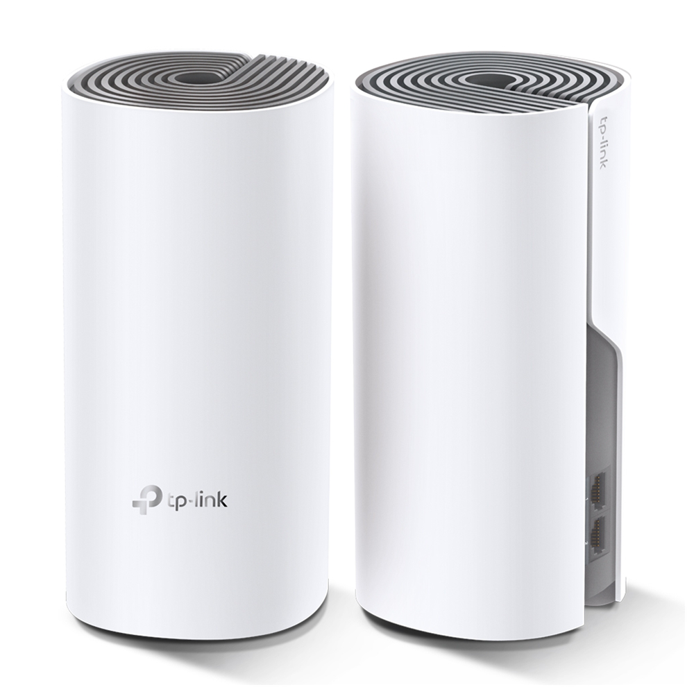 TP-LINK DECO-E4, AC1200, İkili Mesh, 1200Mbps, Dual Band, 2Port Megabit Lan, 260m2 Çekim Alanı, Router, Geniş Alan İnternet Ağı Sağlayıcısı