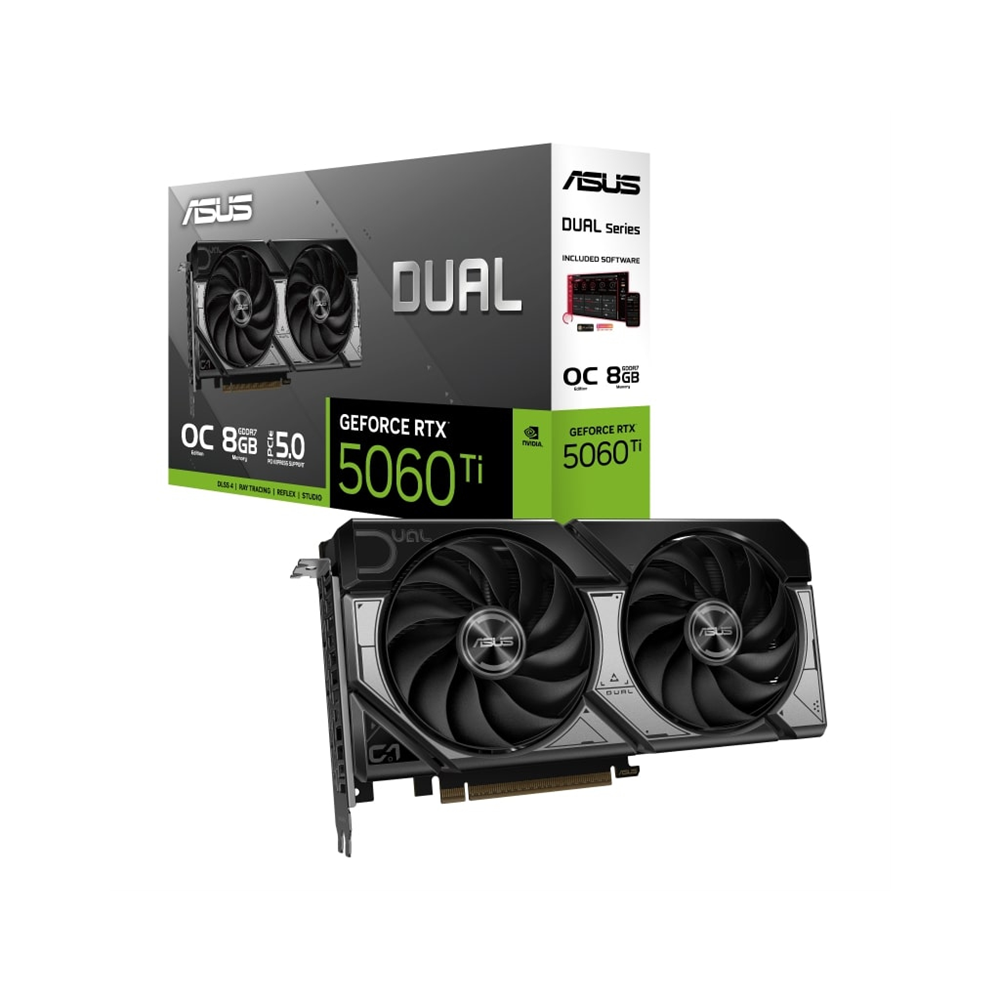 ASUS DUAL-RTX5060TI-O8G, 8Gb, 128Bit, GDDR7, 1xHDMI, 3xDP GAMING Ekran Kartı