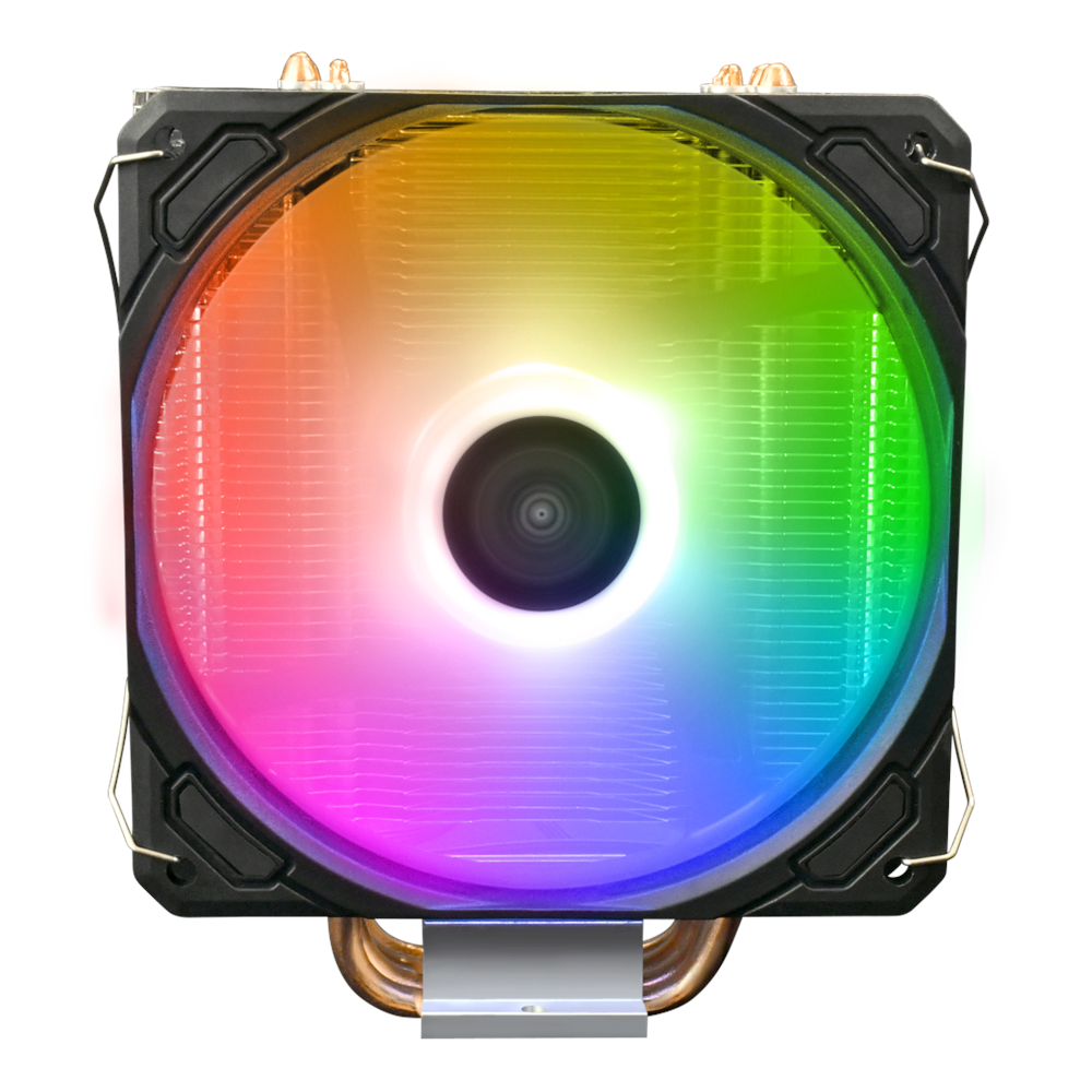 GAMDIAS BOREAS E1-410, ARGB, 120mm, CPU Kule Tipi Hava Soğutma, Doğrudan Temas Teknolojisine Sahip 4 adet Gelişmiş Bakır Isı Borusu (AMD AM4-AM5 ve INTEL Tüm işlemciler ile uyumlu)