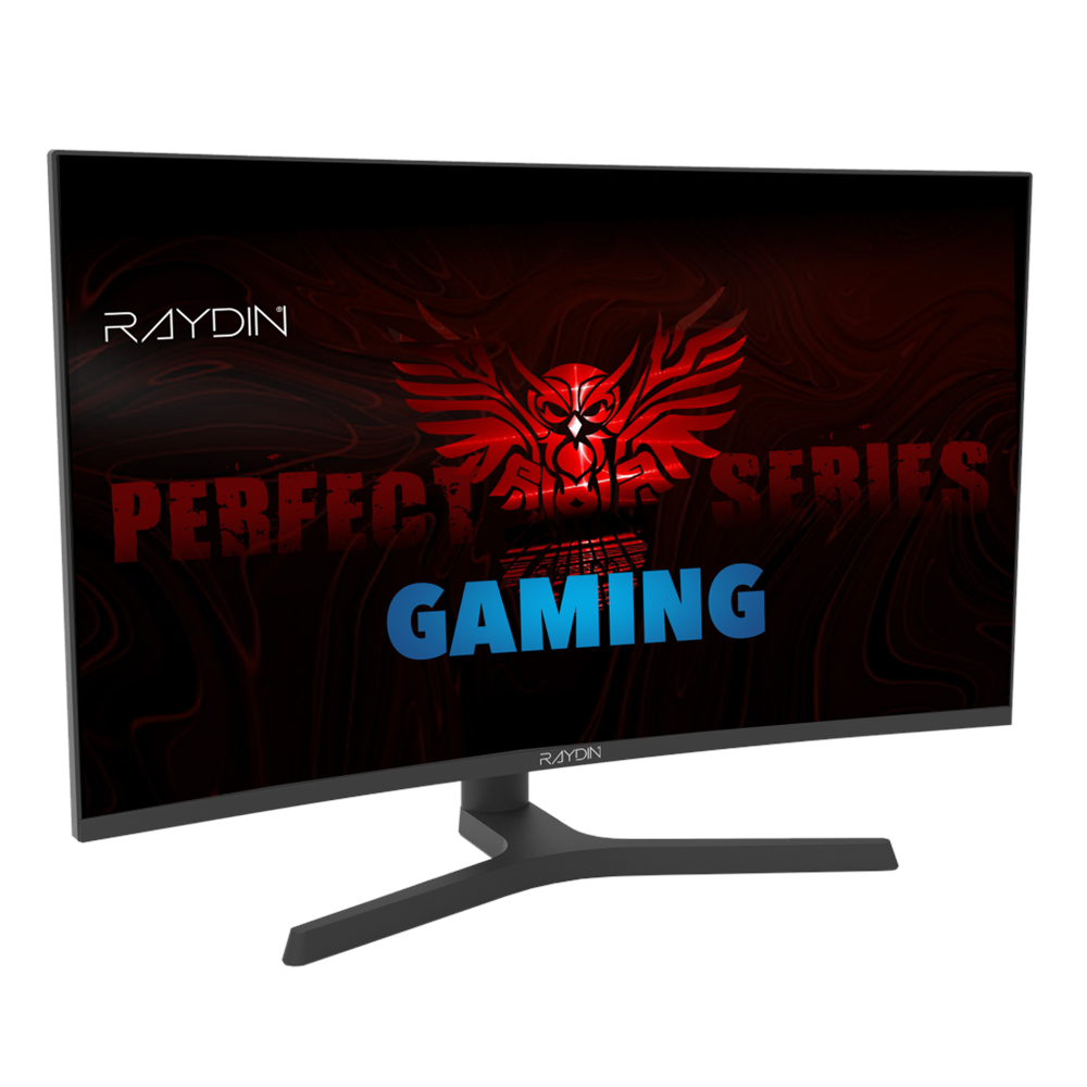RAYDIN EG27RFA-300HZ, 27", 1ms, 300Hz, Full HD, 350 nits, 2xHDMI, DP, Hoparlör, VA LED, R1500 Curved, Yükseklik Ayarlı Ayak, Frameless, FreeSync Gaming Monitör