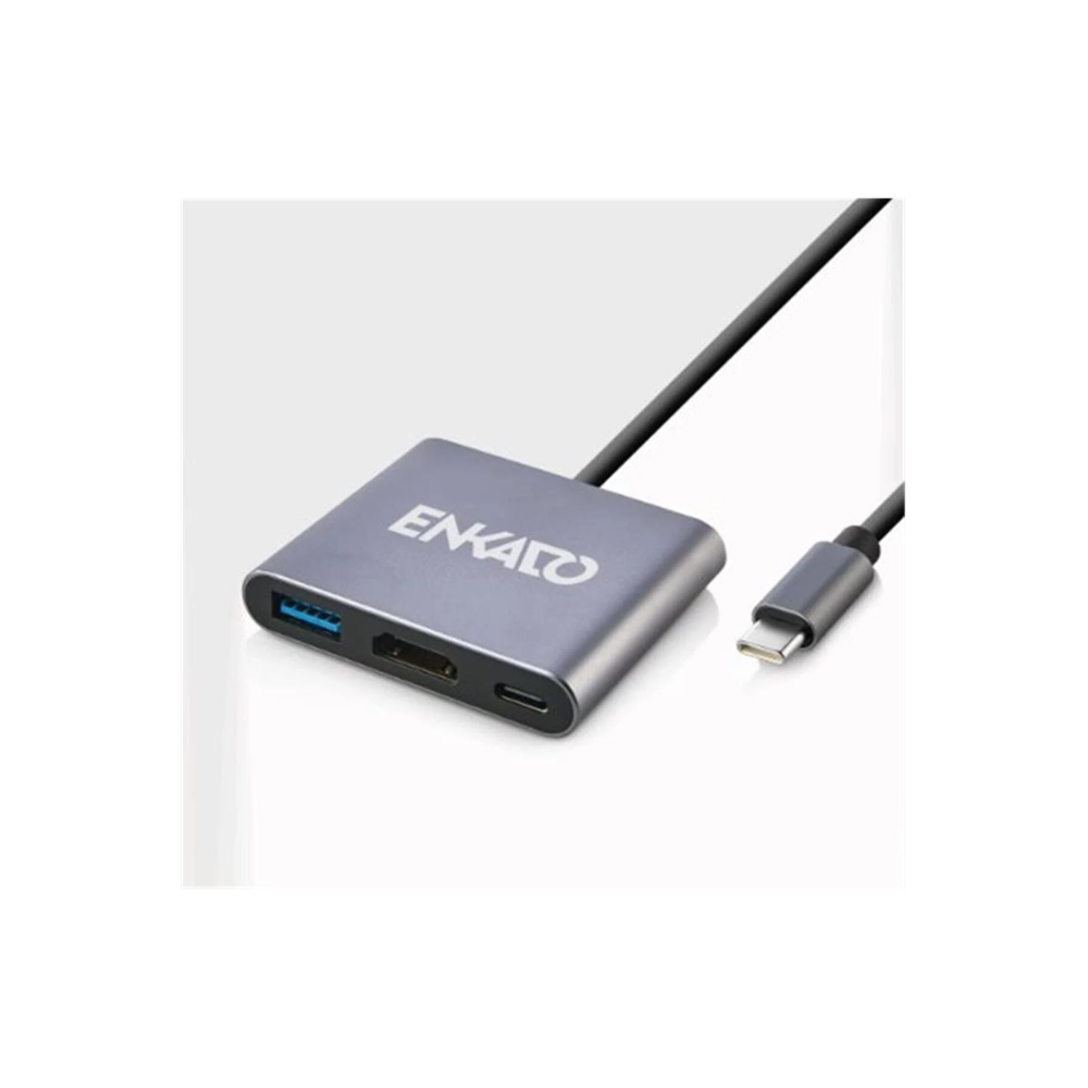 ENKADO EKD-TP43, Type-C To HDMI+PD+USB 3.0 Çevirici