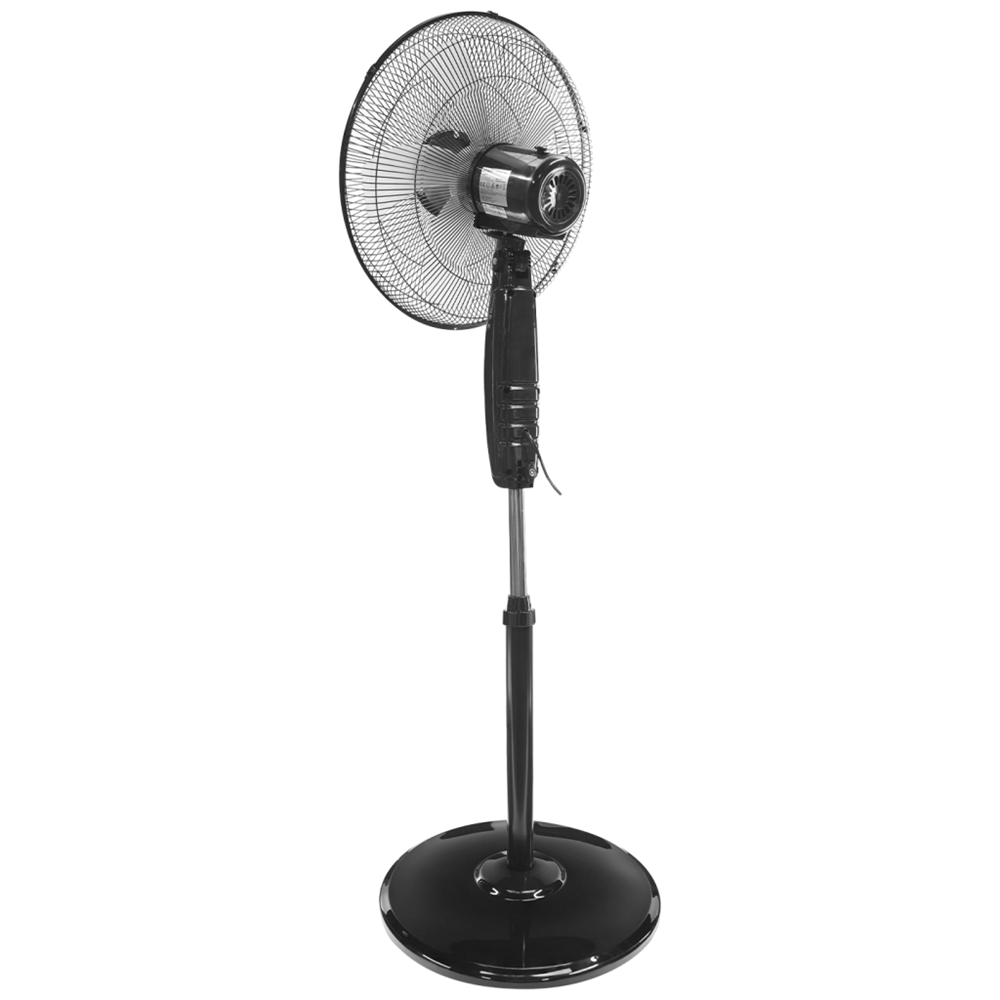 EVEREST FAN11, SİYAH, CoolAir, 3 Kademeli Hız, 5li 16" Kanat, 45W, Otomatik Salınım, Yükseklik Ayarlı, AC220, Vantilatör