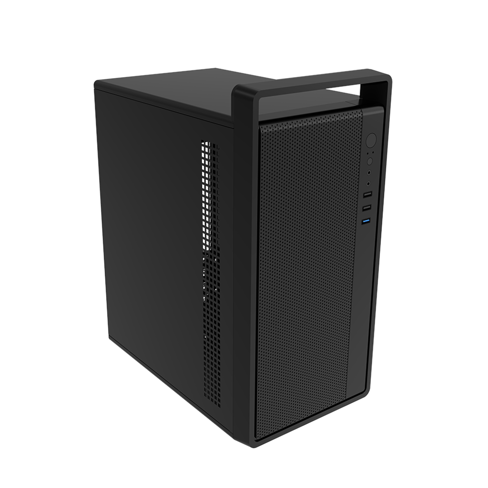 FRISBY FC-2745B, 1x120mm Fan, Siyah, 550W, USB 3.0, mATX, Mini Tower, Kulplu Kurumsal KASA