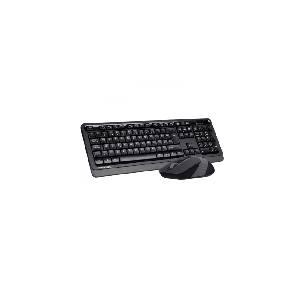 A4 TECH FG1010, Gri, FSTYLER, 2.4Ghz Kablosuz, Türkçe F, Klavye Mouse Set