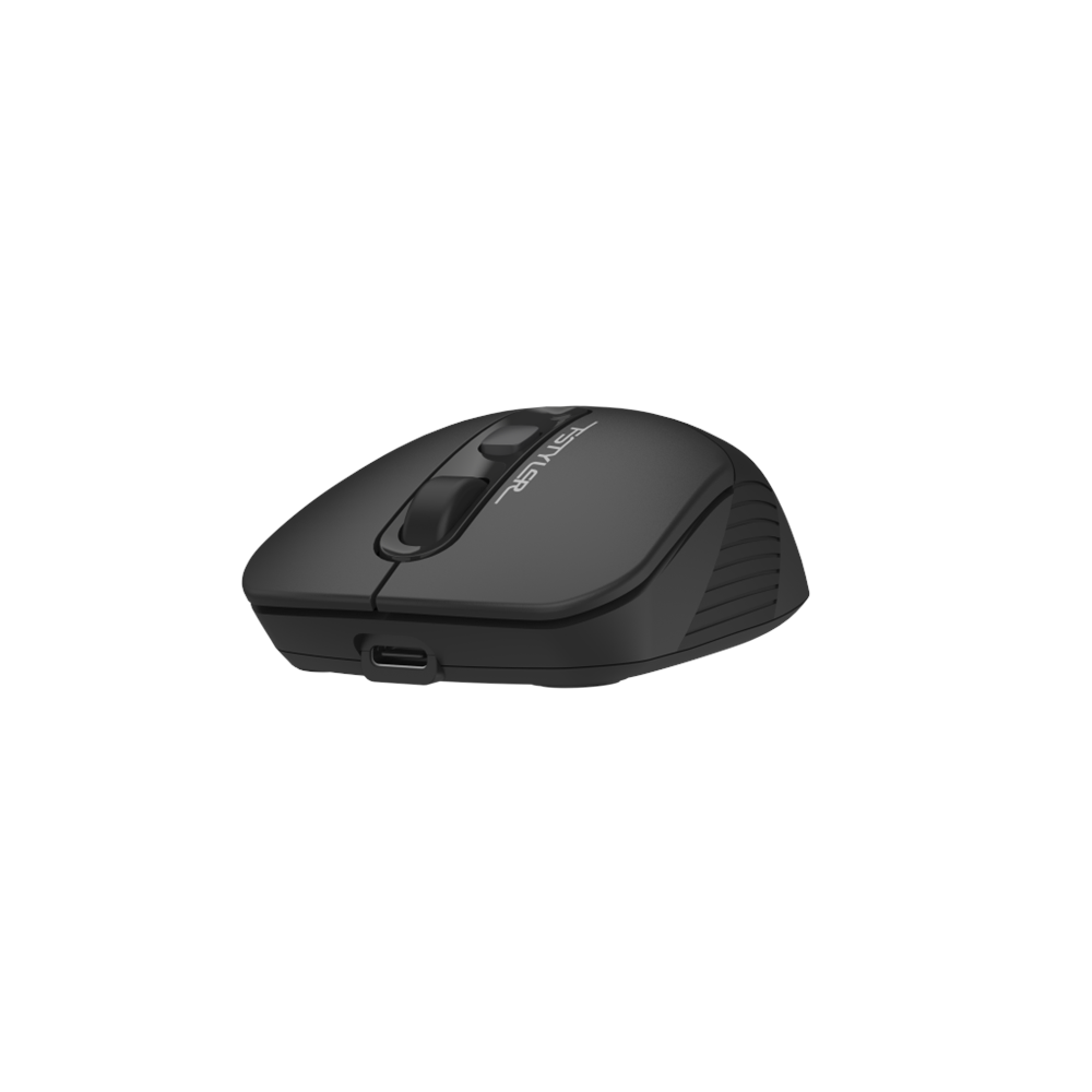 A4 TECH FG10CS AIR2, Grey, SILENT, FSTYLER, 2,4Ghz Kablosuz, USB-C den şarj edilebilir, Optik Mouse, 10-15Metre, 4 Buton, Nano Alıcı