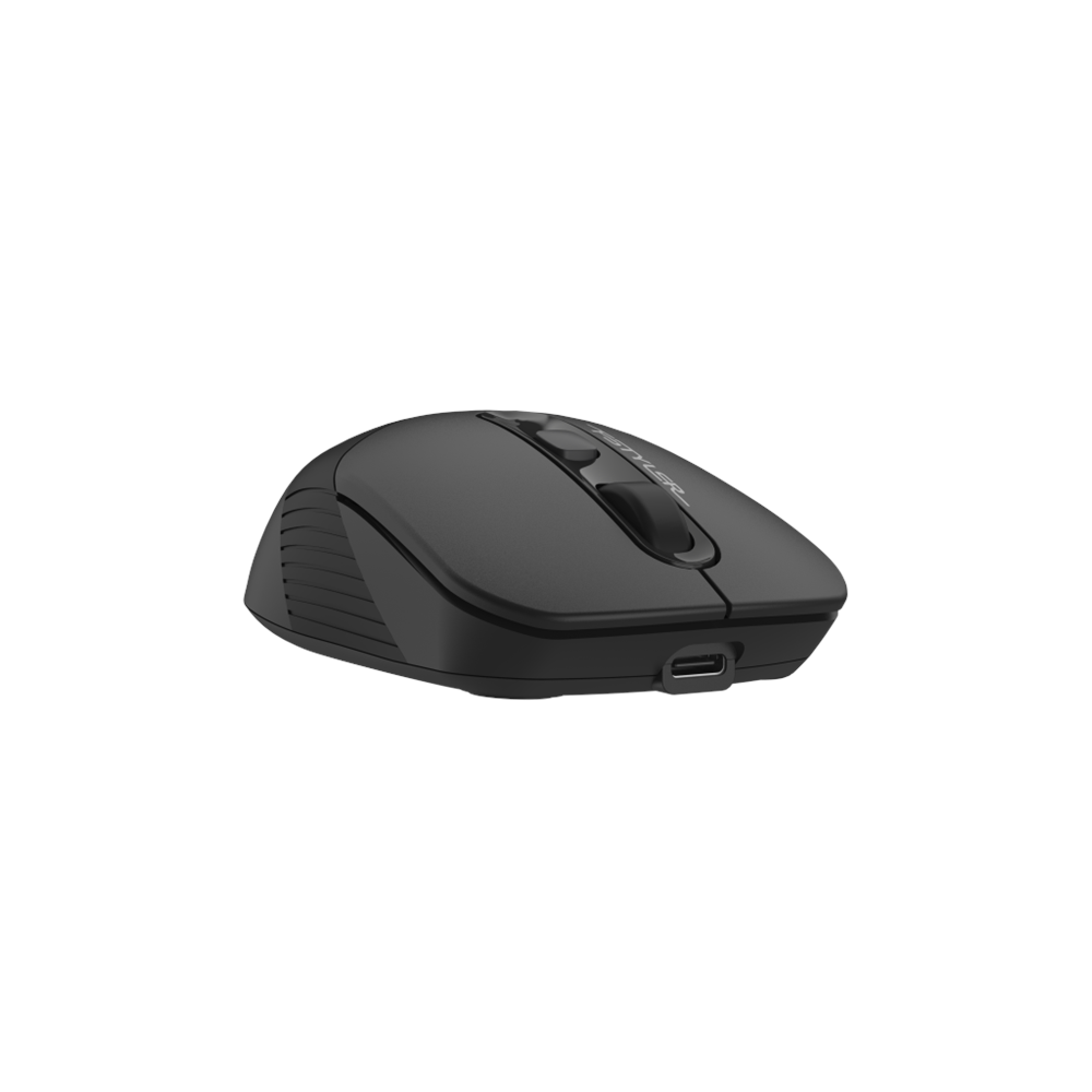 A4 TECH FG10CS AIR2, Grey, SILENT, FSTYLER, 2,4Ghz Kablosuz, USB-C den şarj edilebilir, Optik Mouse, 10-15Metre, 4 Buton, Nano Alıcı