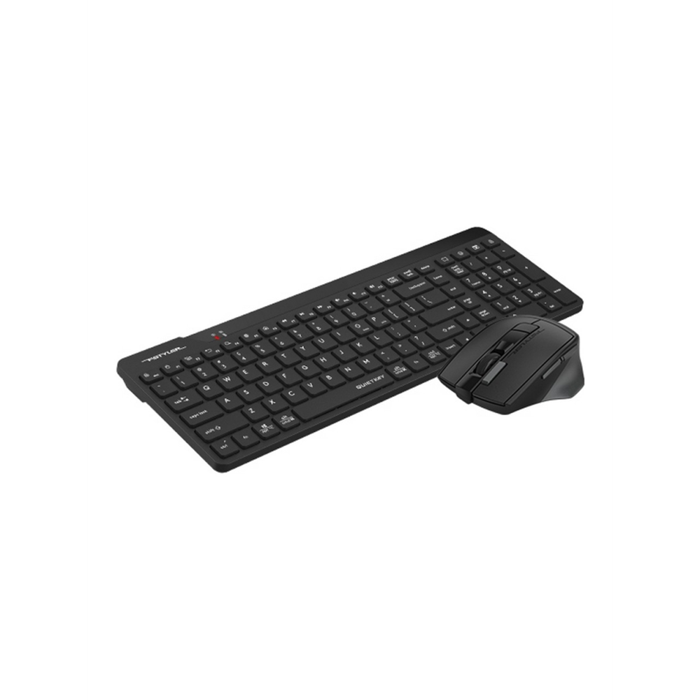 A4 TECH FG2400 AIR2 Siyah, FSTYLER, 2.4Ghz Mini Kablosuz, Türkçe Q, SESSİZ Klavye Mouse Set