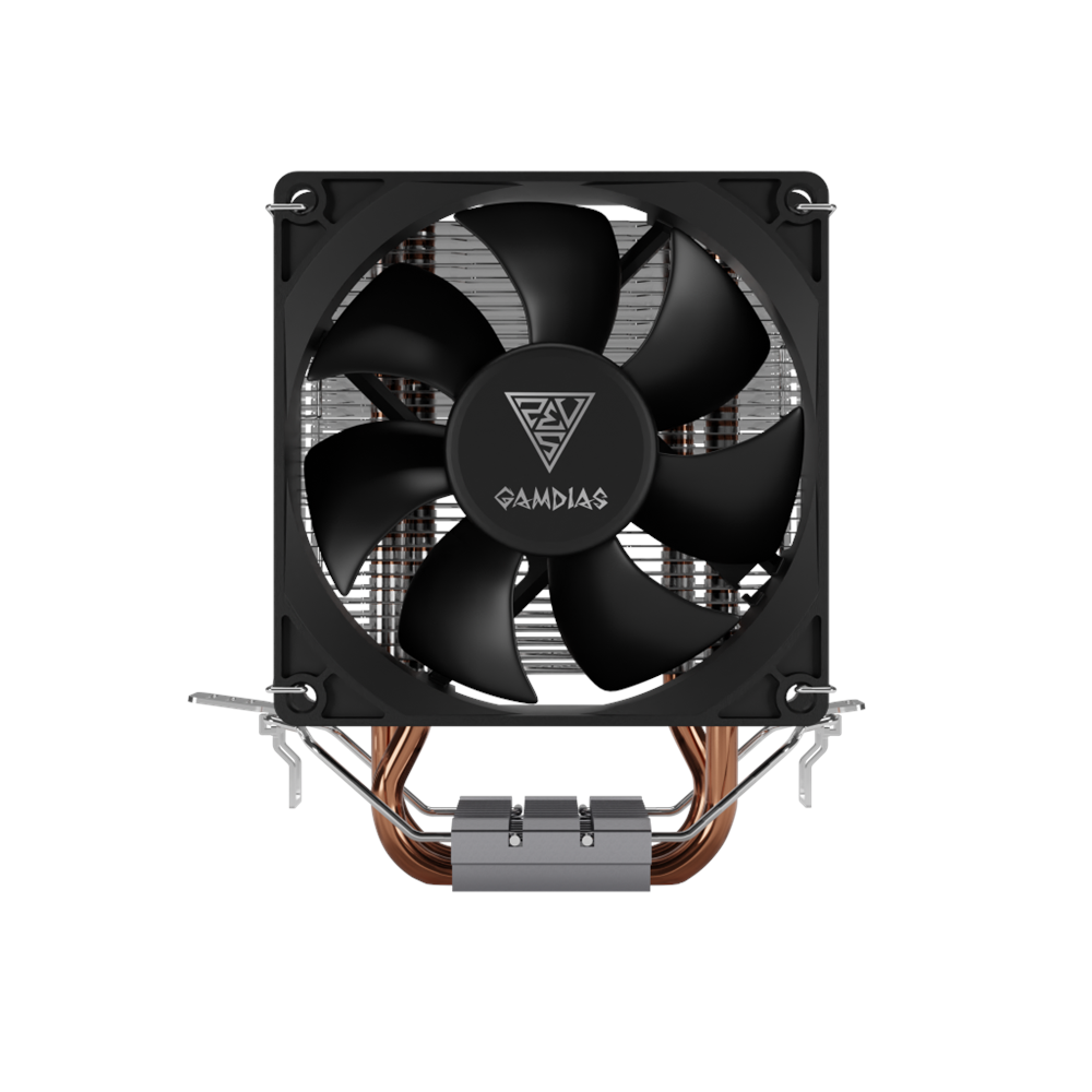 GAMDIAS BOREAS E1-210 MONO, 92mm, CPU Kule Tipi Hava Soğutma, Doğrudan Temas Teknolojisine Sahip 2 adet Gelişmiş Bakır Isı Borusu (AMD AM5 ve INTEL Tüm işlemciler ile uyumlu)