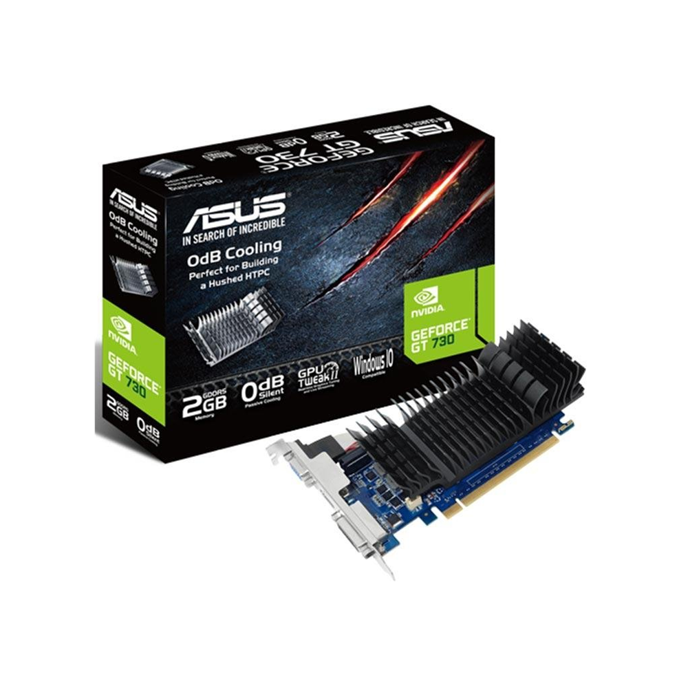 ASUS GT730-SL-2GD5-BRK, 2Gb, GDDR5, 64Bit, 1xD-Sub, 1xDVI, 1xHDMI Ekran Kartı
