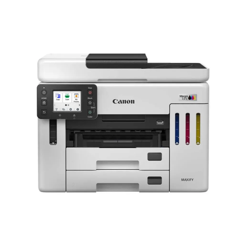 CANON MAXIFY GX7140, Renkli, Mürekkep Mega Tanklı, Yazıcı, Tarayıcı, Wifi, Lan, Duplex, ORİJİNAL MÜREKKEP