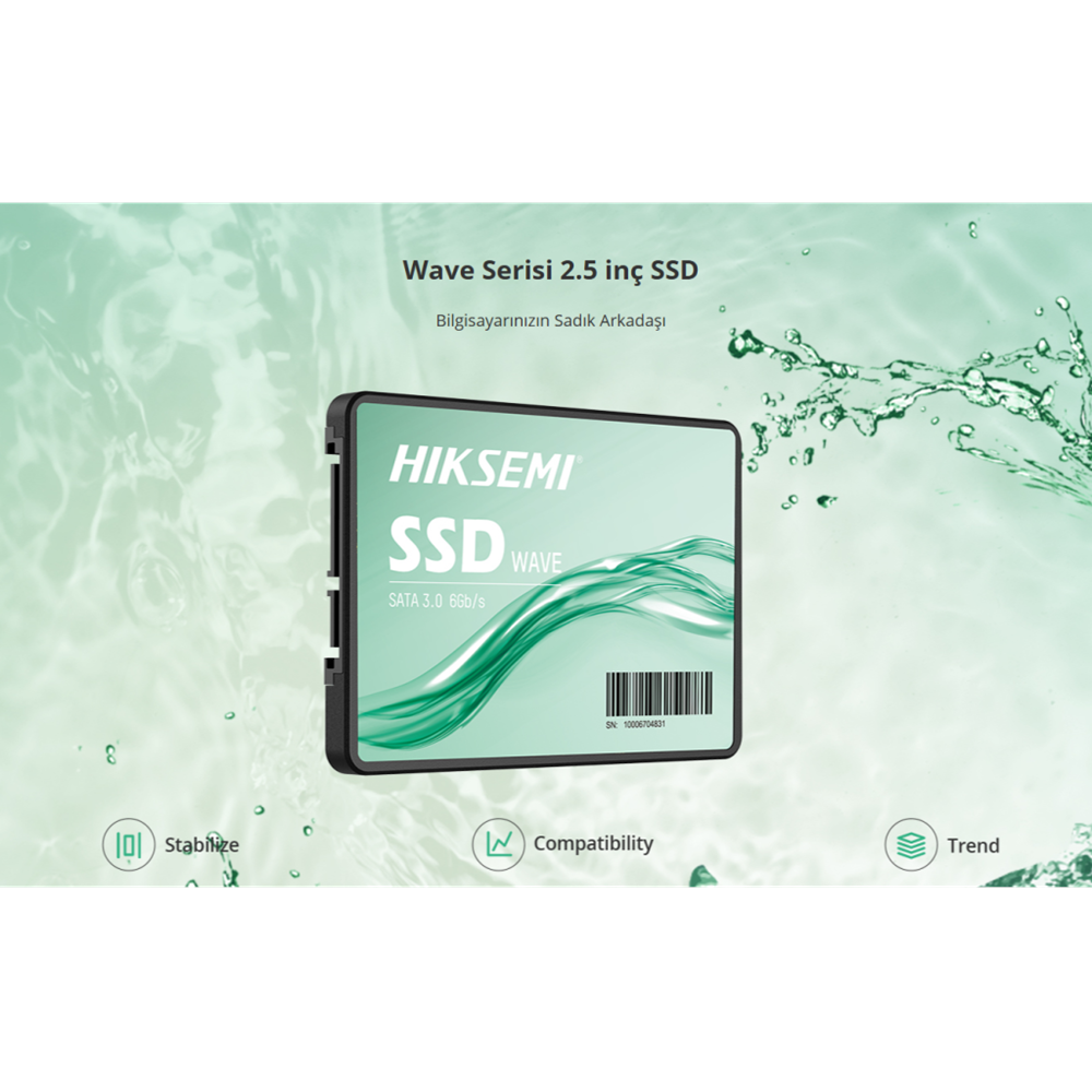 HIKSEMI HS-SSD-WAVE(S) 2048G, 550-510Mb/s, 2.5", SATA3, 3D NAND, SSD