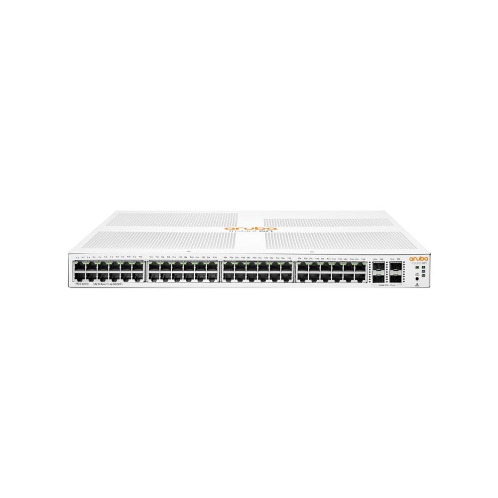 HP Aruba Instant On, JL685A, 1930-48G, 48Port, GigaBit, 4 Port Gigabit SFP, Yönetilebilir, Rack Mount Switch