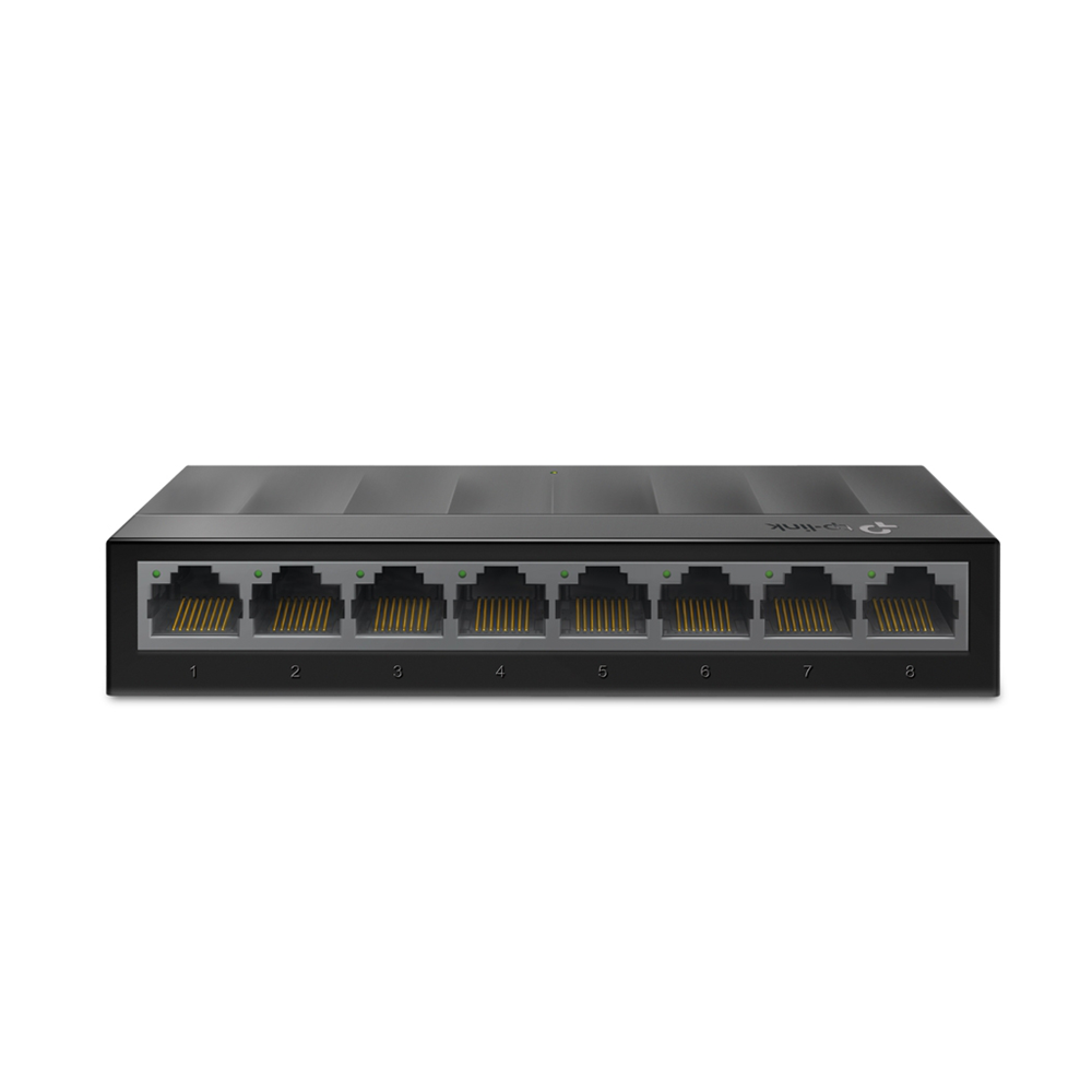 TP-LINK LS1008G, Green Tech, 8 Port GigaBit, Yönetilemez, Masaüstü Switch