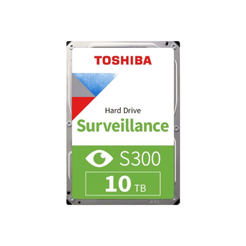 TOSHIBA S300 PRO, MD10ADA10TV, 3.5", 10TB, 512Mb 7200 Rpm, 7/24 Güvenlik HDD (Türkiye Distribütörü Garantili)