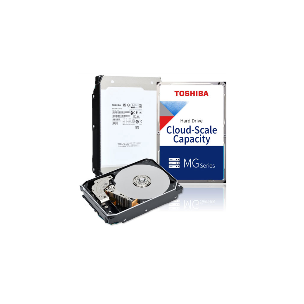 TOSHIBA ENTERPRISE, MG10AFA22TE, 3.5", 22TB, 512Mb 7200 Rpm, 7/24 Güvenlik, Data Center, Nas, Server, HDD (Türkiye Distribütörü Garantili)