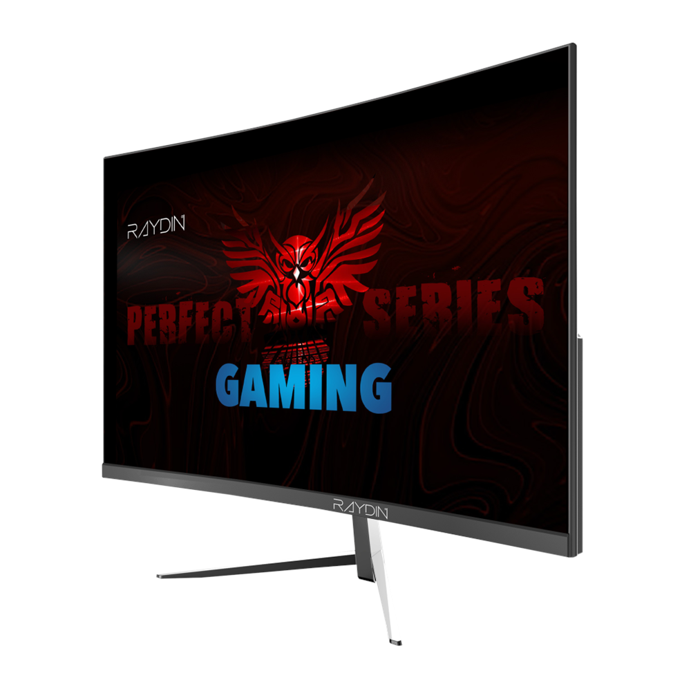 RAYDIN MM24RFA-240HZ, 23.6", 1ms, 240Hz, Full HD, 300 nits, HDMI, DP, Hoparlör, VA LED, R1650 Curved, Frameless, FreeSync Gaming Monitör