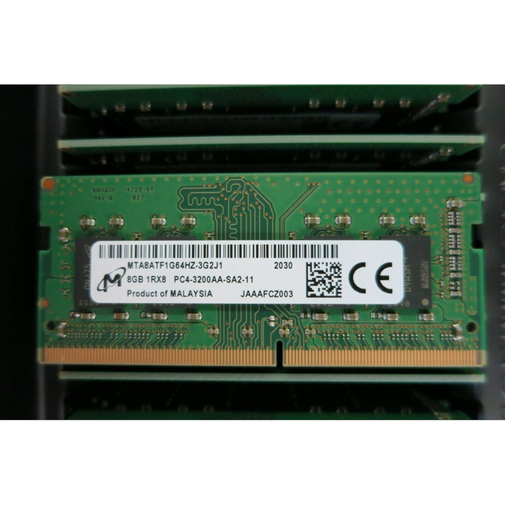 MICRON MTA8ATF1G64HZ-3G2J1, 8Gb, 3200Mhz, DDR4, Sodimm Notebook RAM, 1,2V, CL22