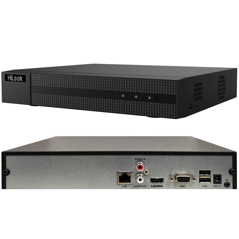 HILOOK NVR-116MH-C, 16Kanal, 8Mpix, H265+, 1 HDD Desteği, 1080P Kayıt, 160Mbps Bant Genişliği, 4K Motion Detection 2.0, NVR