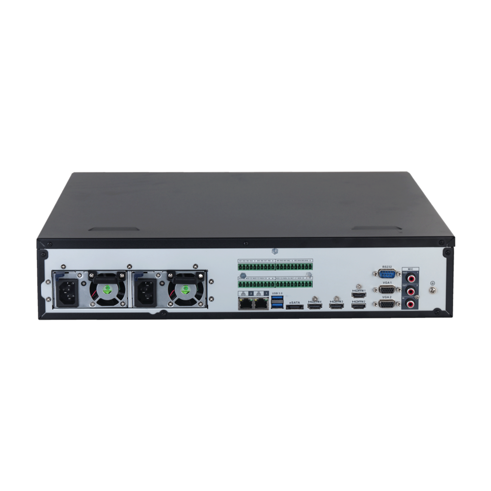 DAHUA NVR608RH-128-XI, 128Kanal, 32Mpix, H265+, 8 HDD, 1080P Kayıt, 1280 Mbps Bant Genişliği, 2 Port 2500 Mbps LAN, RAID 0/1/5/6/10, Çift Power Supply, NVR