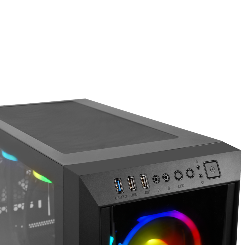 PANTHERA-02B, AMD RYZEN 5 5600, 16Gb DDR4 Ram, 500Gb NVMe SSD, 8Gb GDDR6 RX 5500 Ekran Kartı, 1600W Kasa, Free Dos OEM PAKET