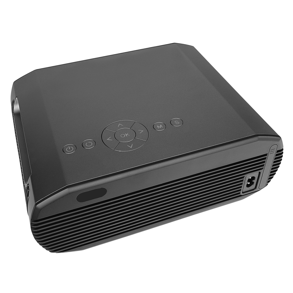 EVEREST PJ06, Siyah, 9800 Lümen, 1920X1080, 1xHDMI, 1xUSB, TF Soket, WiFi, 1xLAN, Bluetooth, 50.000 Saat Led Ömrü, 3W Speaker, Android 9.0, FULL HD Projeksiyon Cihazı