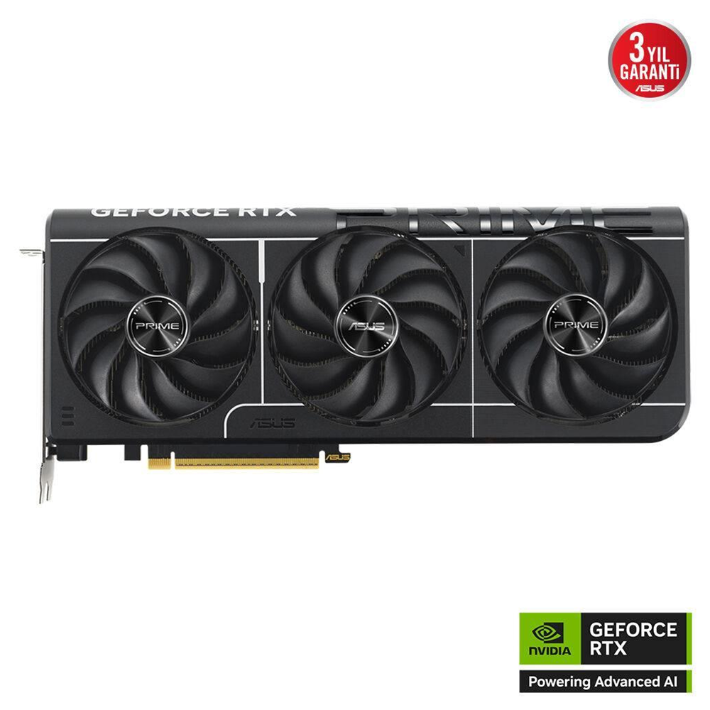 ASUS PRIME-RTX5080-O16G, 16Gb, 256Bit, GDDR7, 1xHDMI, 3xDP GAMING Ekran Kartı