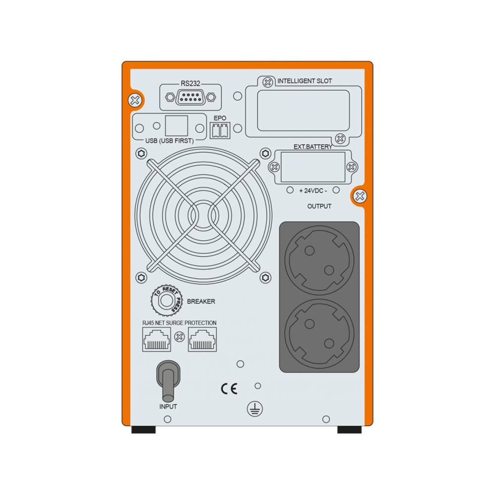 MAKELSAN Powerpack SE 1 KVA Online UPS(2x7A Akü)