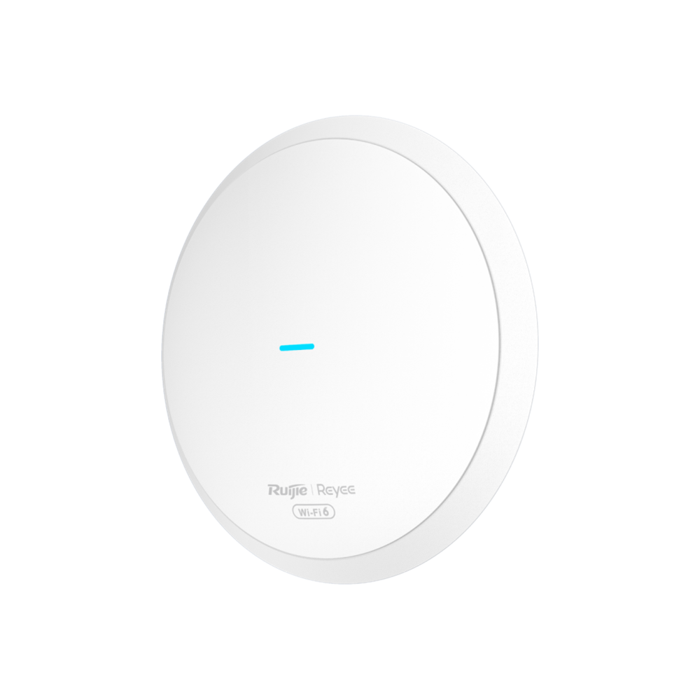 RUIJIE Reyee RG-RAP62, AX1800, 1Port GigaBit, 1775Mbps, Dual Band, Wifi 6, PoE, Tavan Tipi, Reyee Mesh, Access Point