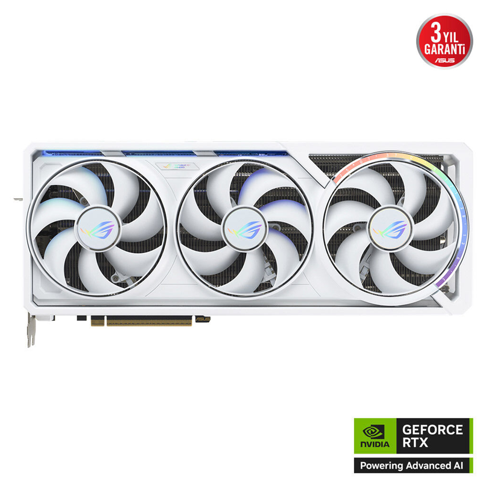 ASUS ROG-ASTRAL-RTX5090-O32G-WHITE, 32Gb, 512Bit, GDDR7, 2xHDMI, 3xDP GAMING Ekran Kartı