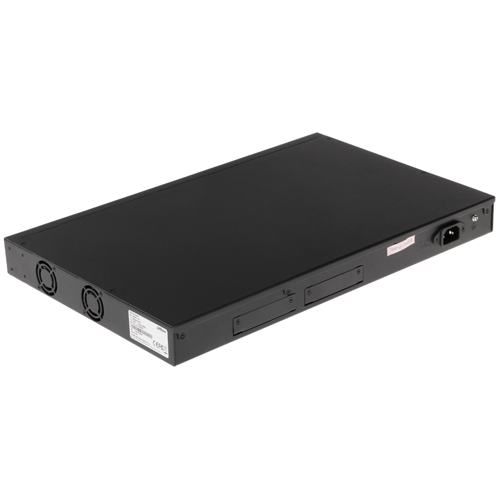 DAHUA S3226-24ET-240, 24 Port, MegaBit, PoE 240W, 2 Port GigaBit Uplink, 2 Port Gigabit Combo SFP, Longe Range 250Mt, Yönetilemez, Rack Mount Switch