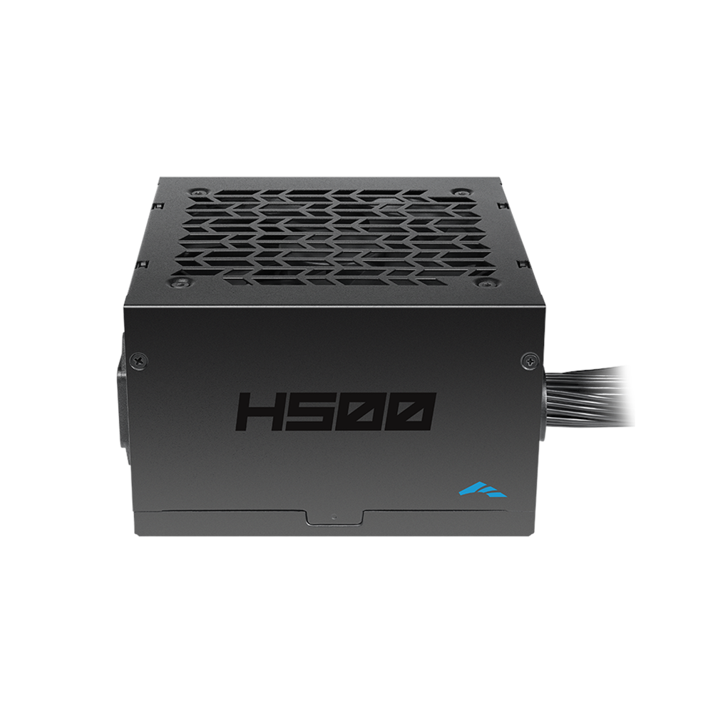SAMA H500, 500W, Black, 80 Plus, Aktif PFC, Siyah, GAMING, ATX, Power Supply (PSU)