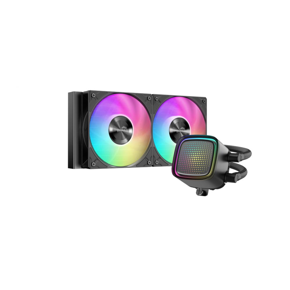 SAMA L50-240BK, Black, 240mm, 2x120mm ARGB Fan, CPU Sıvı Soğutma