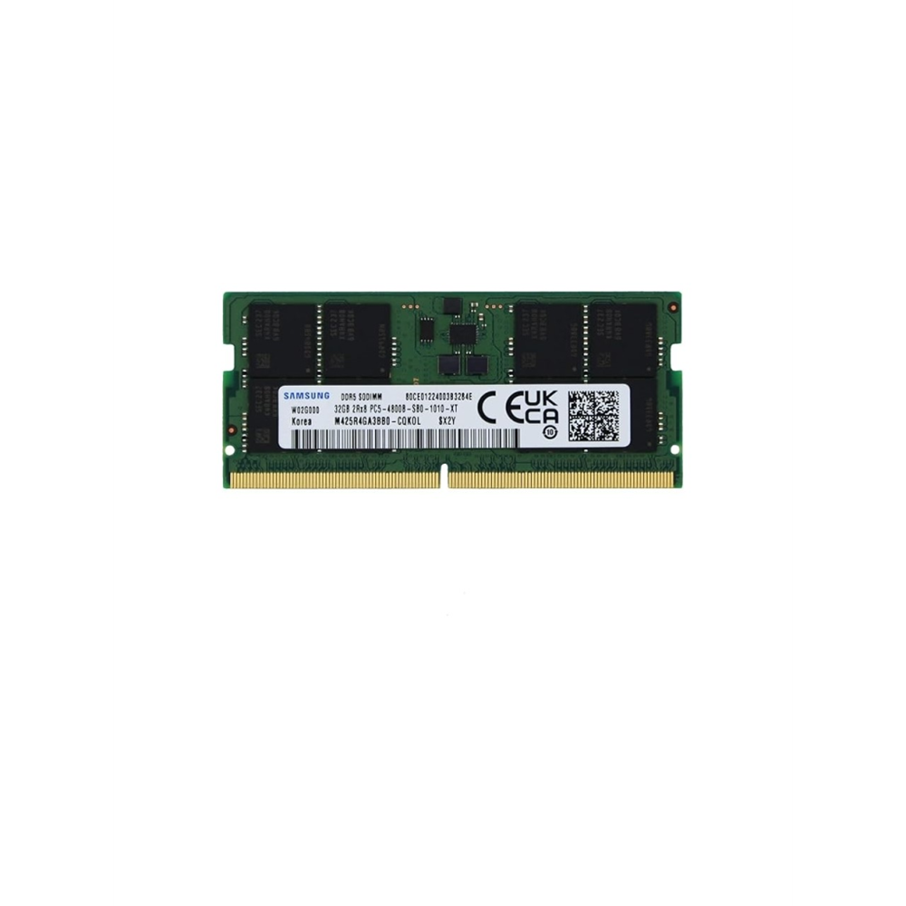 Samsung SAMSO4800/32, 32GB, DDR5, 4800MHz, CL46, 1.1V Notebook Ram (M425R4GA3BB0-CQKOD)